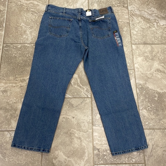Lee Men’s Relaxed Fit Straight Leg Jeans Sz‎ 40 x 29 - Picture 9 of 12